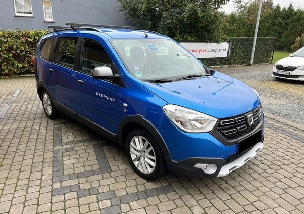 Dacia Lodgy cena 49900 przebieg: 125000, rok produkcji 2018 z Warta małe 232